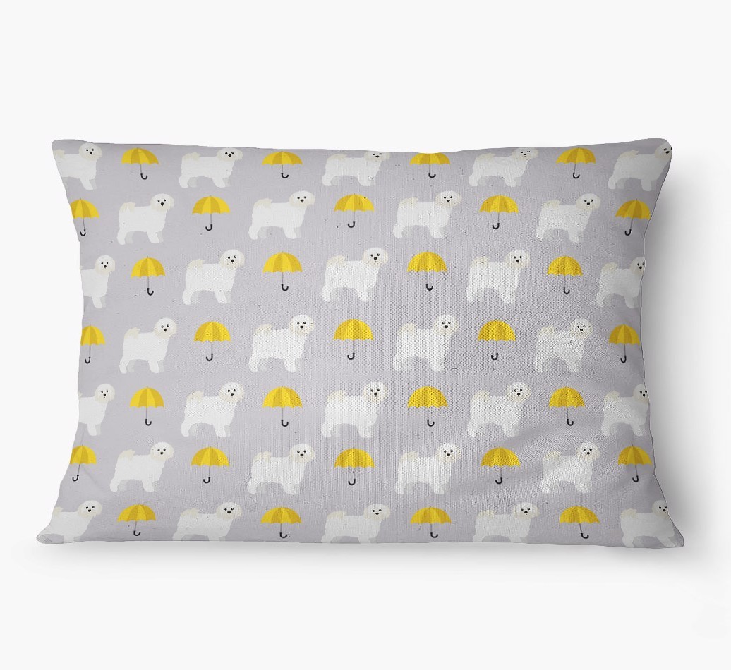 'Umbrella Pattern' - Personalized {breedFullName} Dog Bed