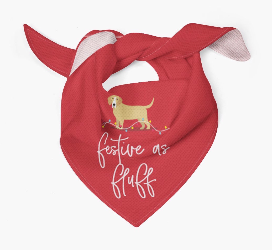 Festive as Fluff: Personalized {breedFullName} Bandana