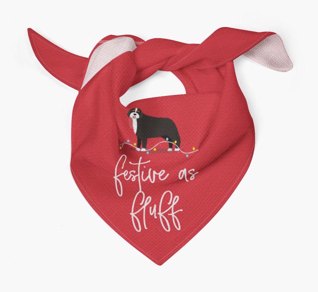 Festive as Fluff: Personalized {breedFullName} Bandana