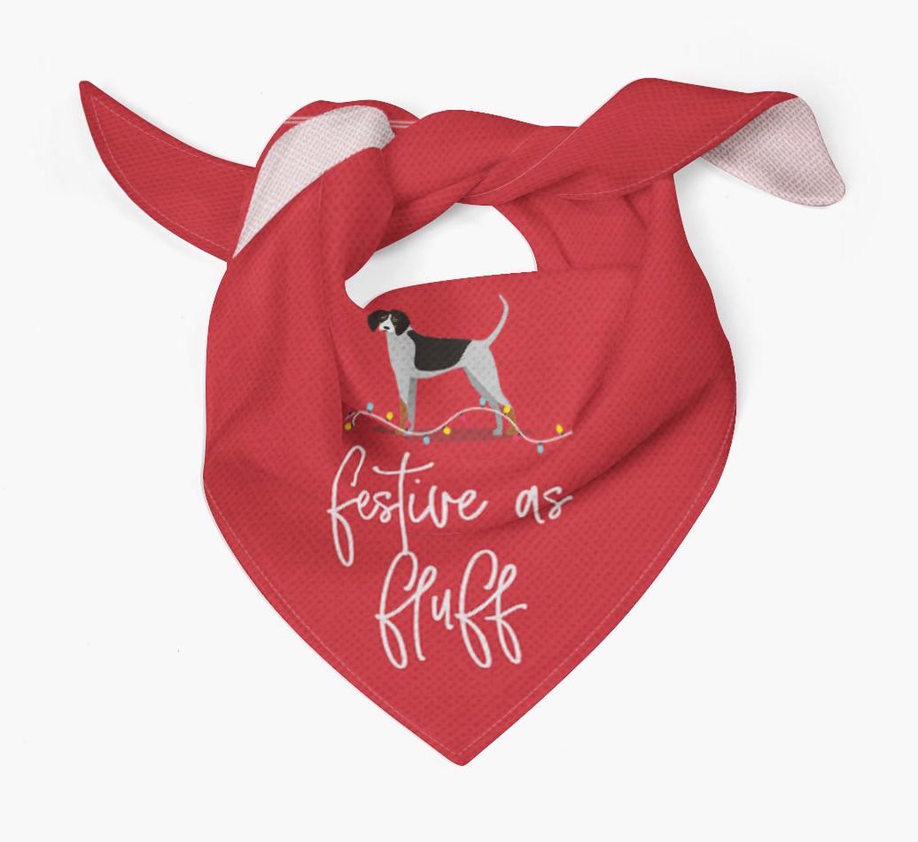 Festive as Fluff: Personalized {breedFullName} Bandana