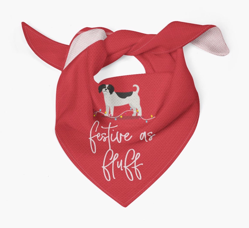 Festive as Fluff: Personalized {breedFullName} Bandana