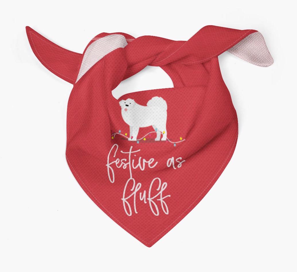 Festive as Fluff: Personalized {breedFullName} Bandana