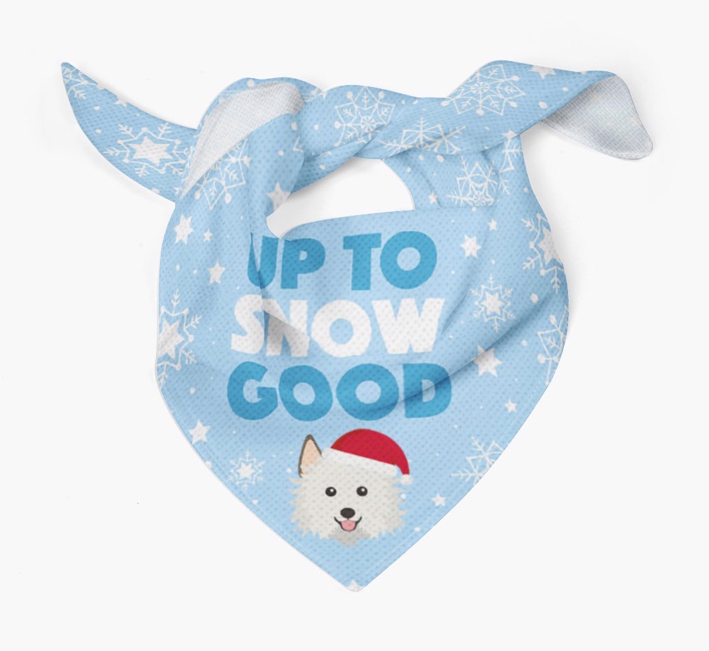 Up to Snow Good: Personalized {breedFullName} Bandana