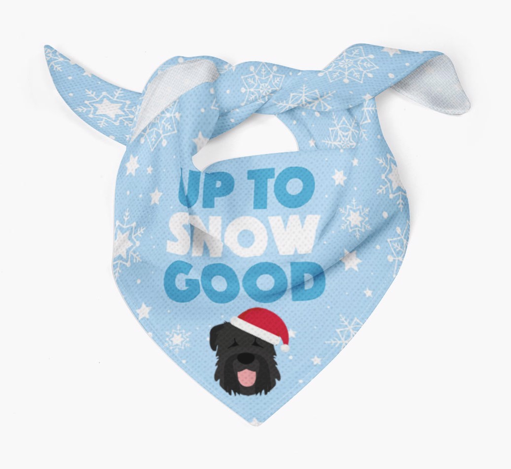 Up to Snow Good: Personalized {breedFullName} Bandana