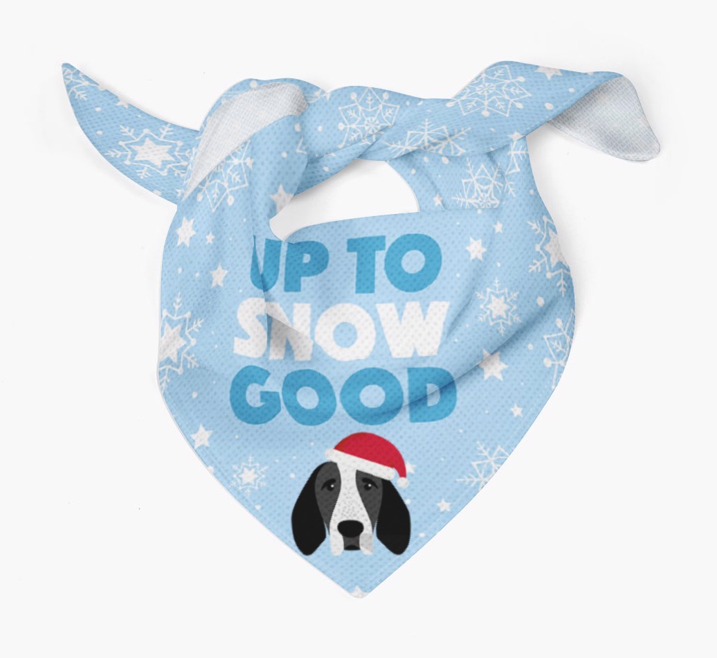 Up to Snow Good: Personalised {breedFullName} Bandana