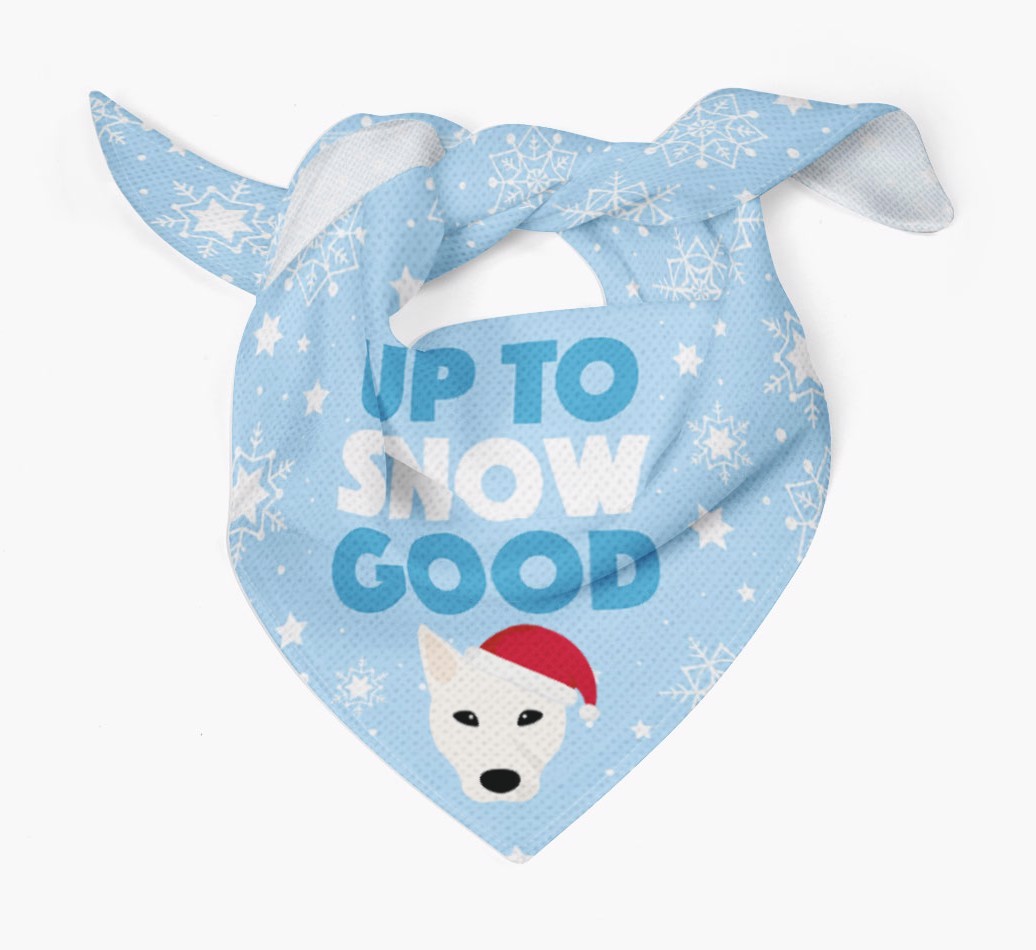 Up to Snow Good: Personalized {breedFullName} Bandana