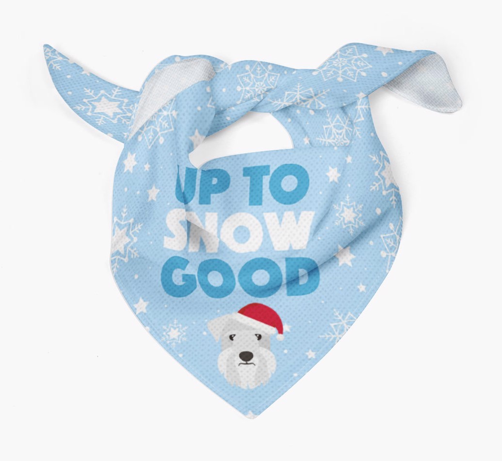 Up to Snow Good: Personalized {breedFullName} Bandana