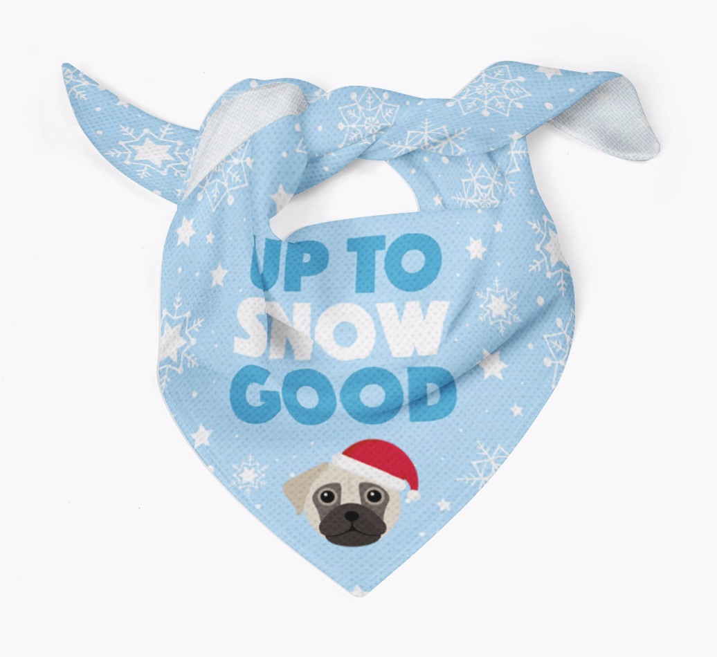 Up to Snow Good: Personalised {breedFullName} Bandana