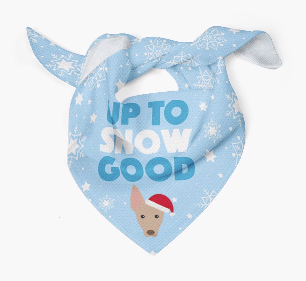 Up to Snow Good: Personalized {breedFullName} Bandana