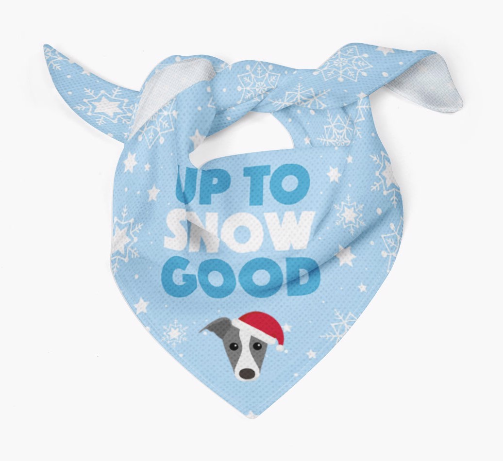 Up to Snow Good: Personalized {breedFullName} Bandana
