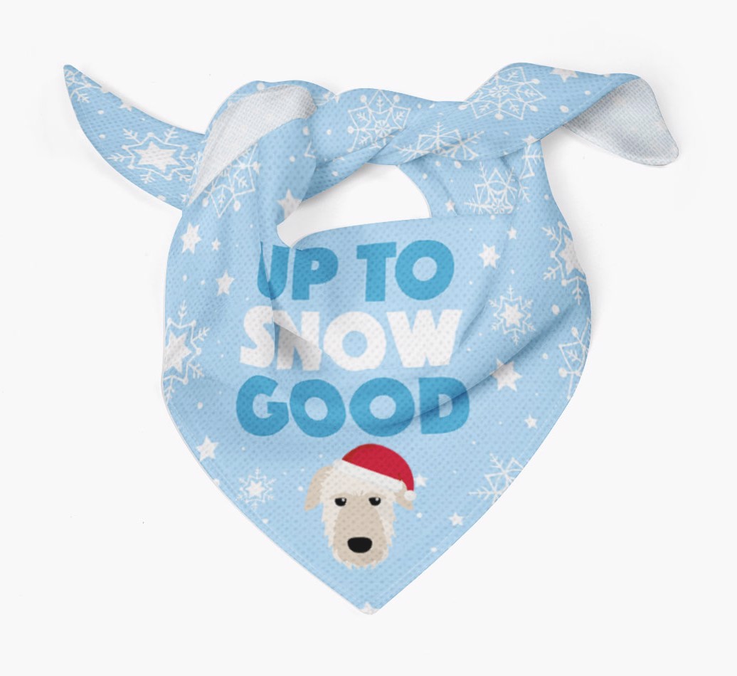 Up to Snow Good: Personalized {breedFullName} Bandana
