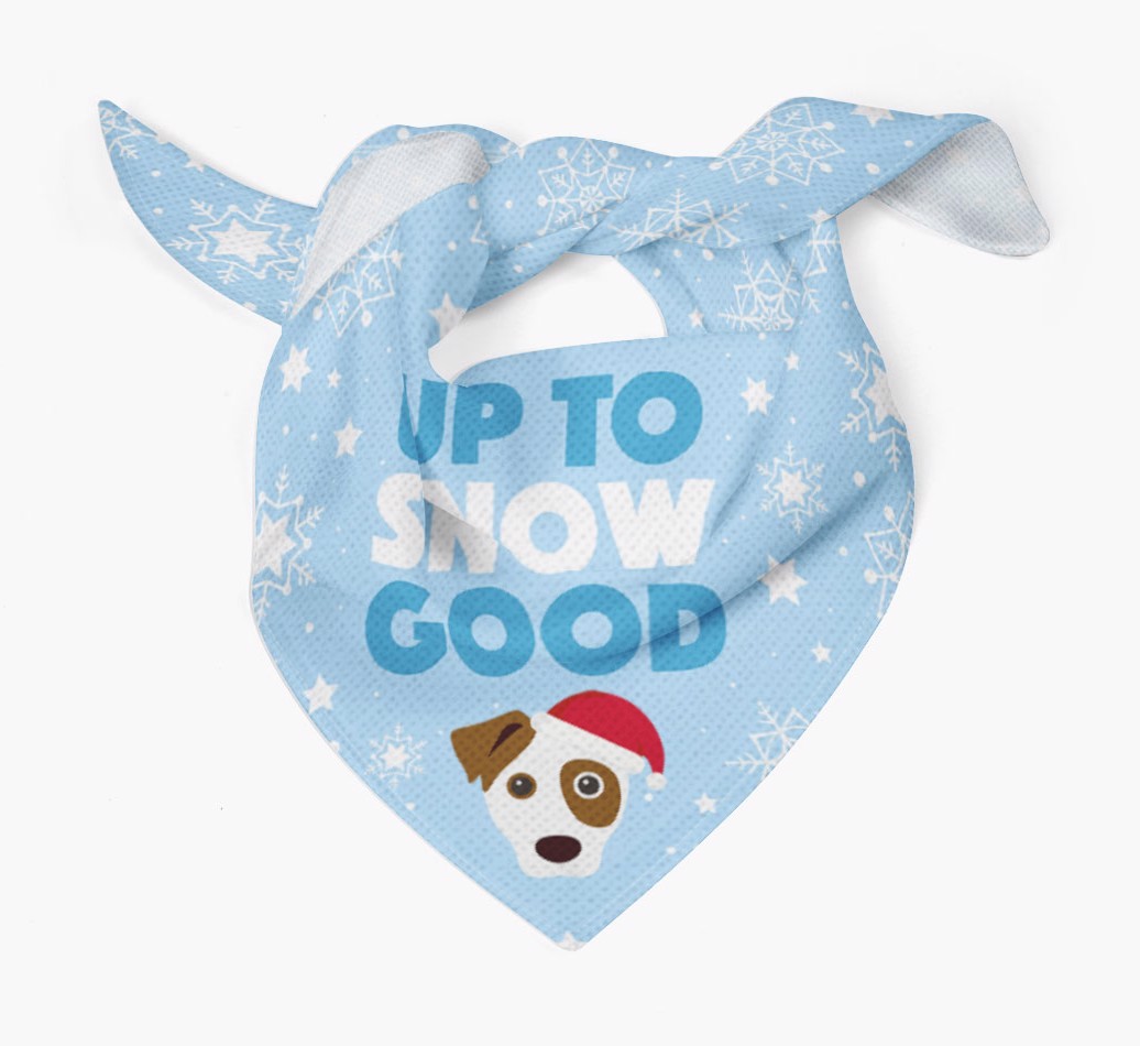 Up to Snow Good: Personalized {breedFullName} Bandana