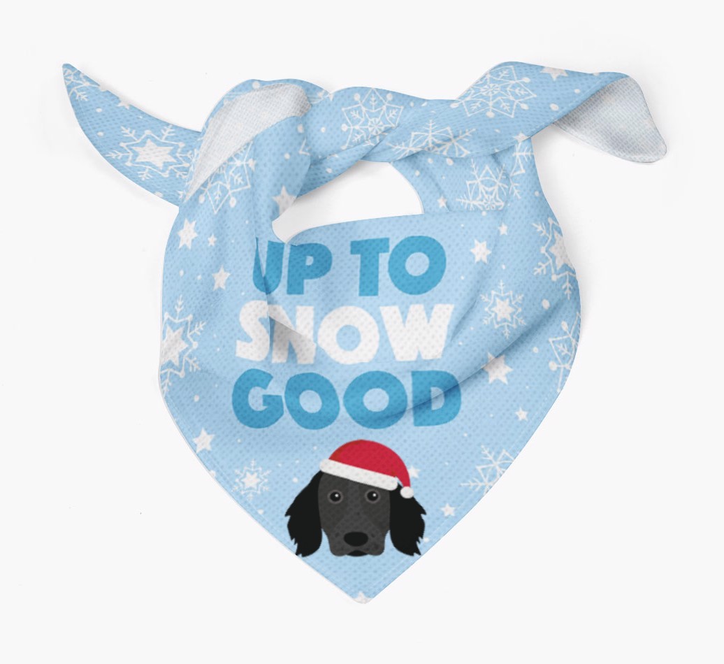 Up to Snow Good: Personalised {breedFullName} Bandana