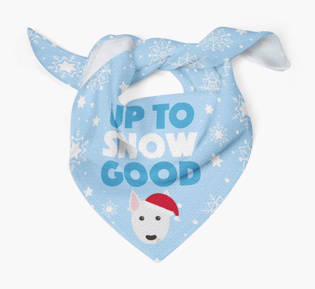 Up to Snow Good: Personalised {breedFullName} Bandana