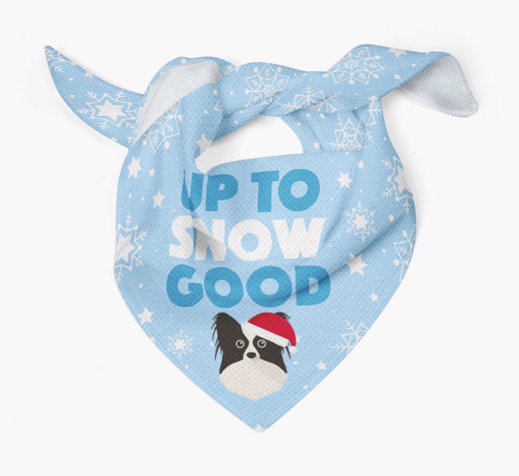Up to Snow Good: Personalized {breedFullName} Bandana