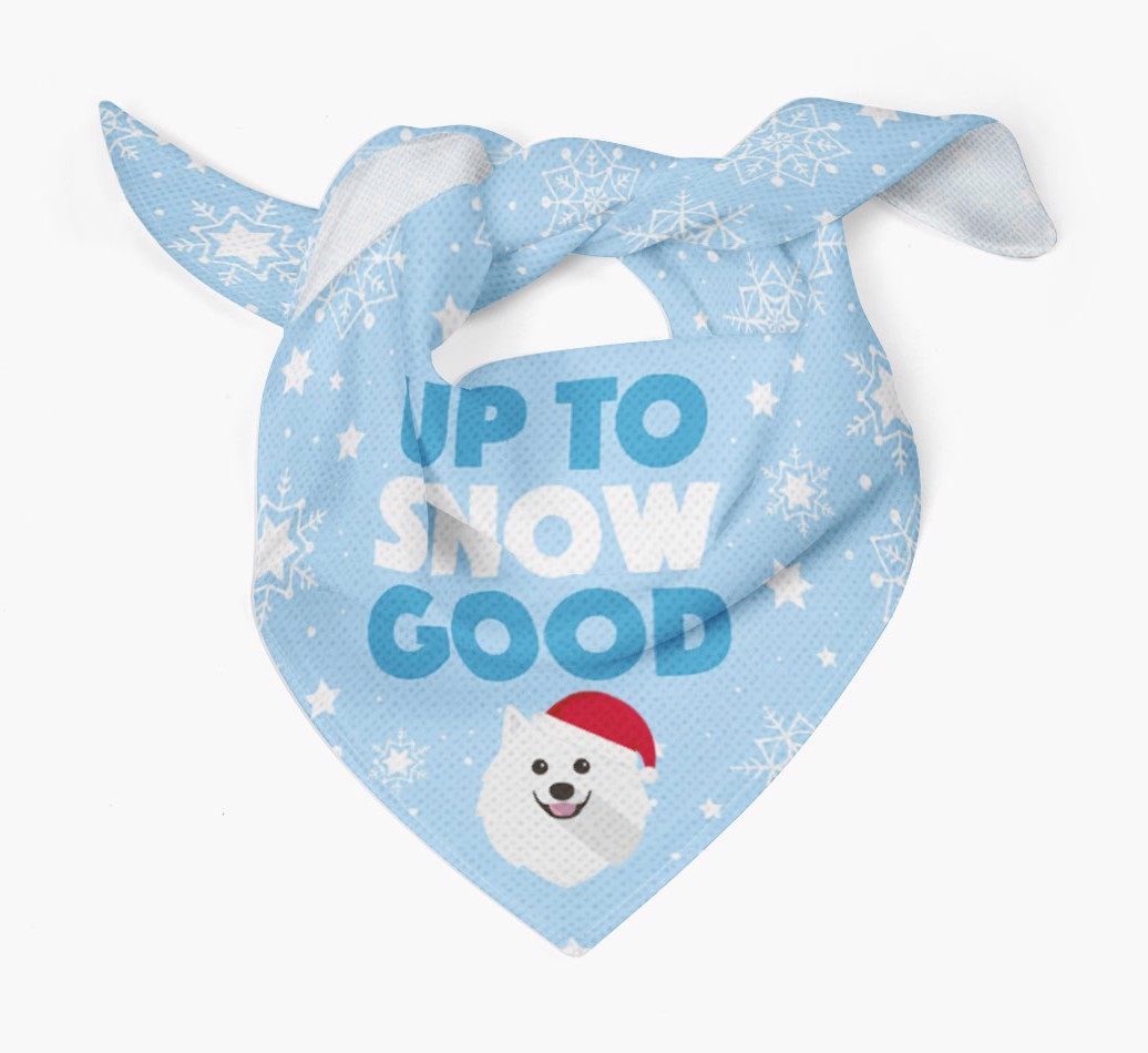 Up to Snow Good: Personalised {breedFullName} Bandana
