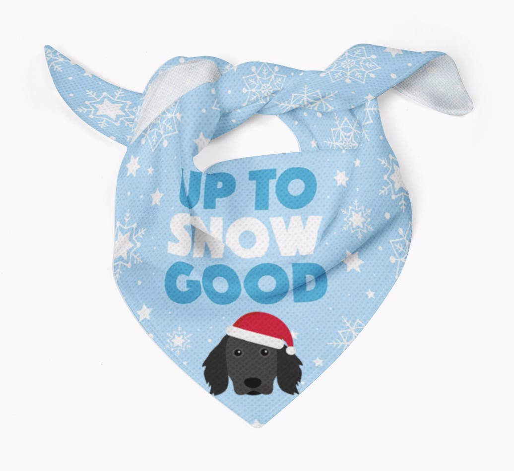 Up to Snow Good: Personalized {breedFullName} Bandana