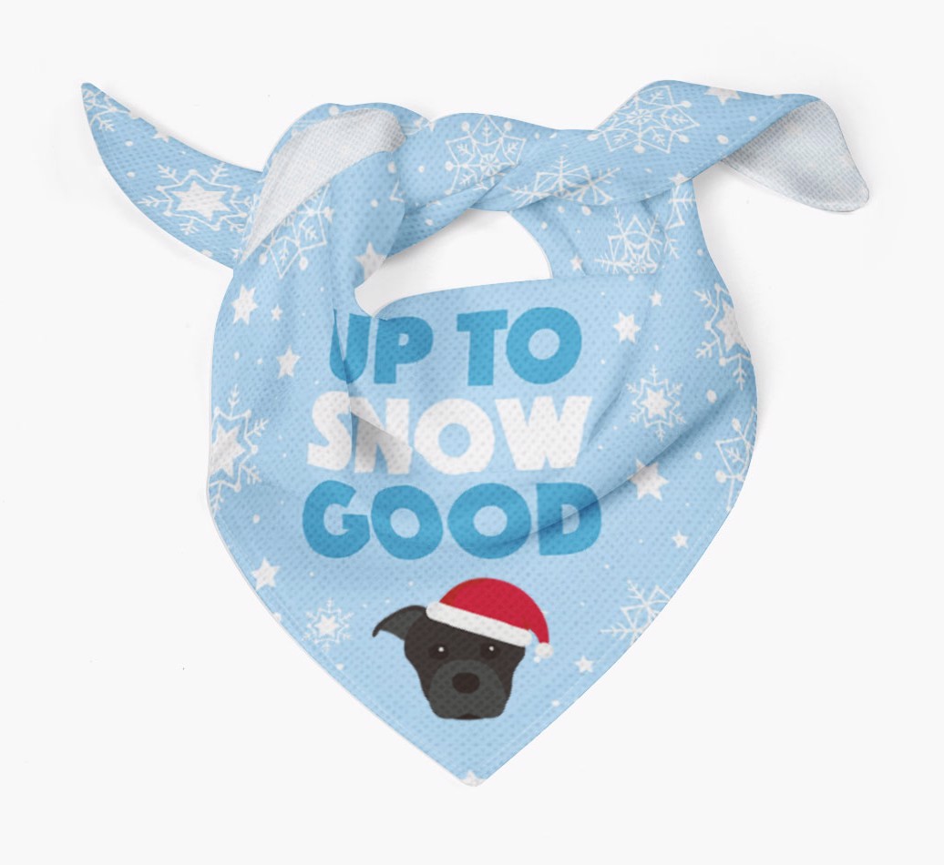 Up to Snow Good: Personalized {breedFullName} Bandana