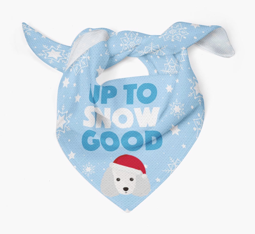Up to Snow Good: Personalised {breedFullName} Bandana