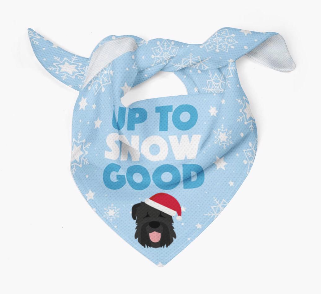 Up to Snow Good: Personalized {breedFullName} Bandana