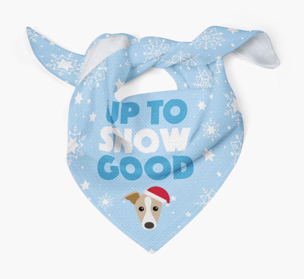 Up to Snow Good: Personalized {breedFullName} Bandana