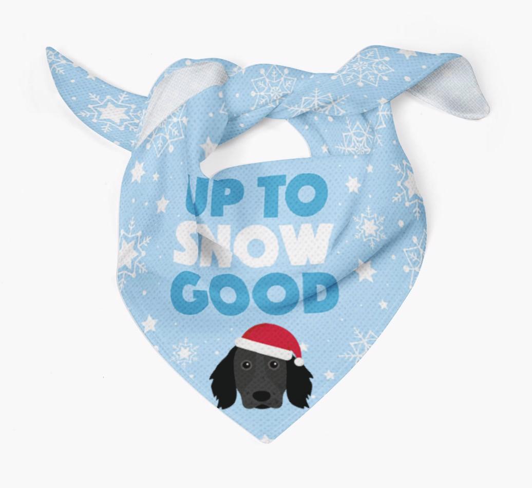Up to Snow Good: Personalized {breedFullName} Bandana