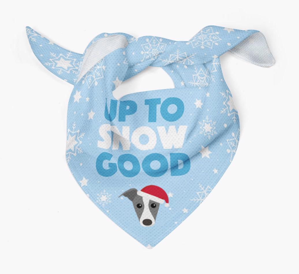 Up to Snow Good: Personalized {breedFullName} Bandana