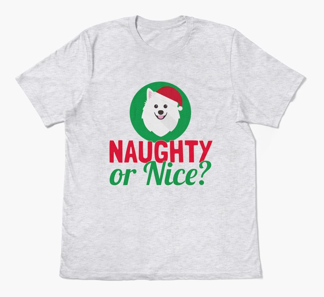'Naughty or Nice?' - Personalised {breedFullName} Adult T-Shirt