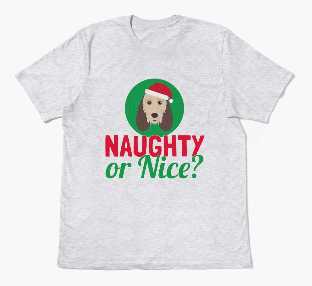 'Naughty or Nice?' - Personalised {breedFullName} Adult T-Shirt