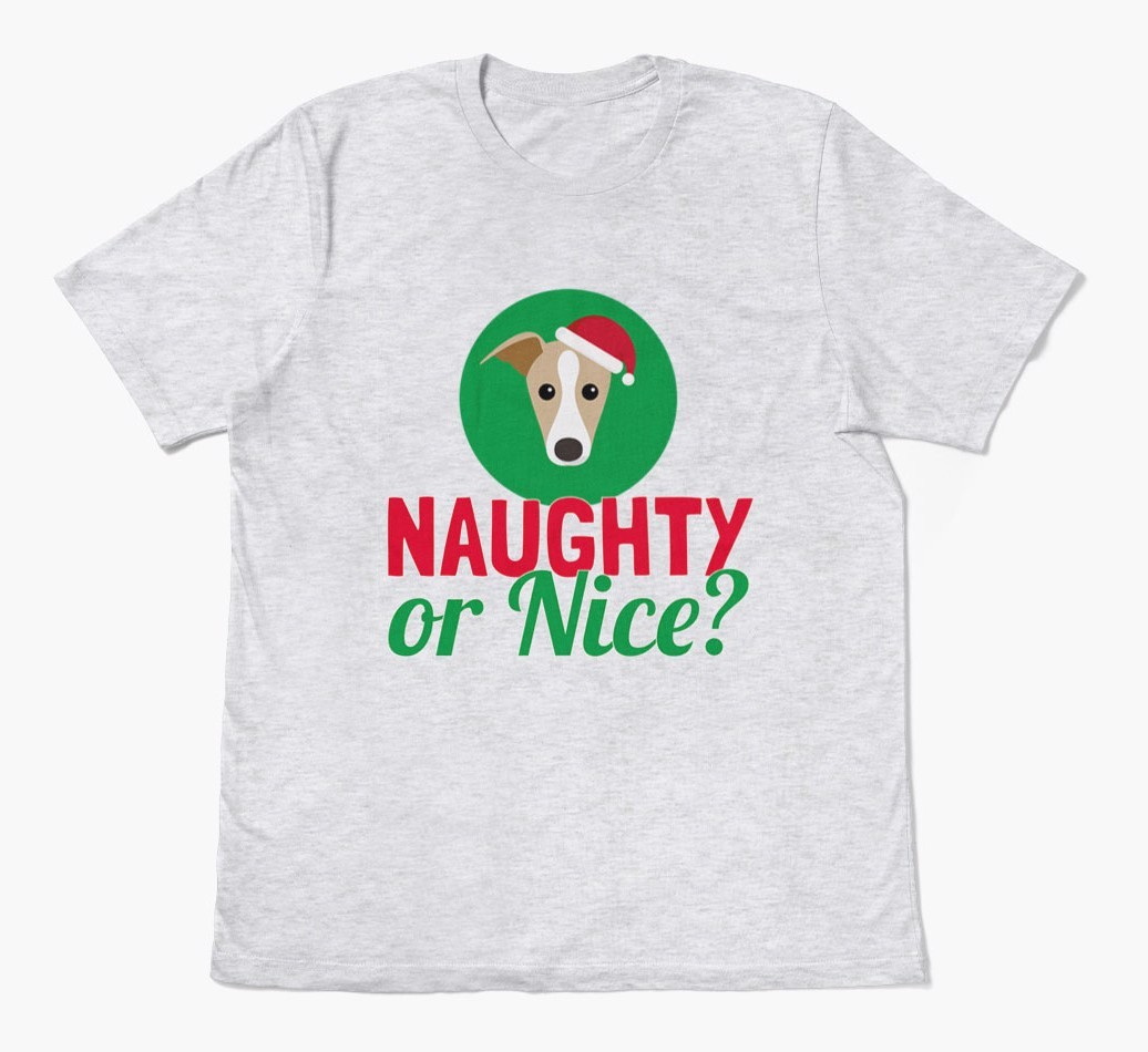 'Naughty or Nice?' - Personalised {breedFullName} Adult T-Shirt