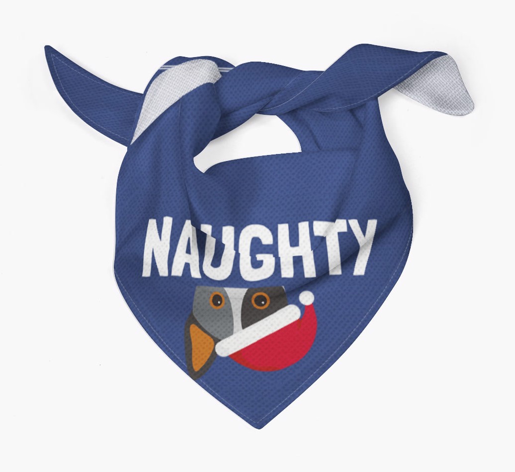 Naughty: Personalized {breedFullName} Bandana