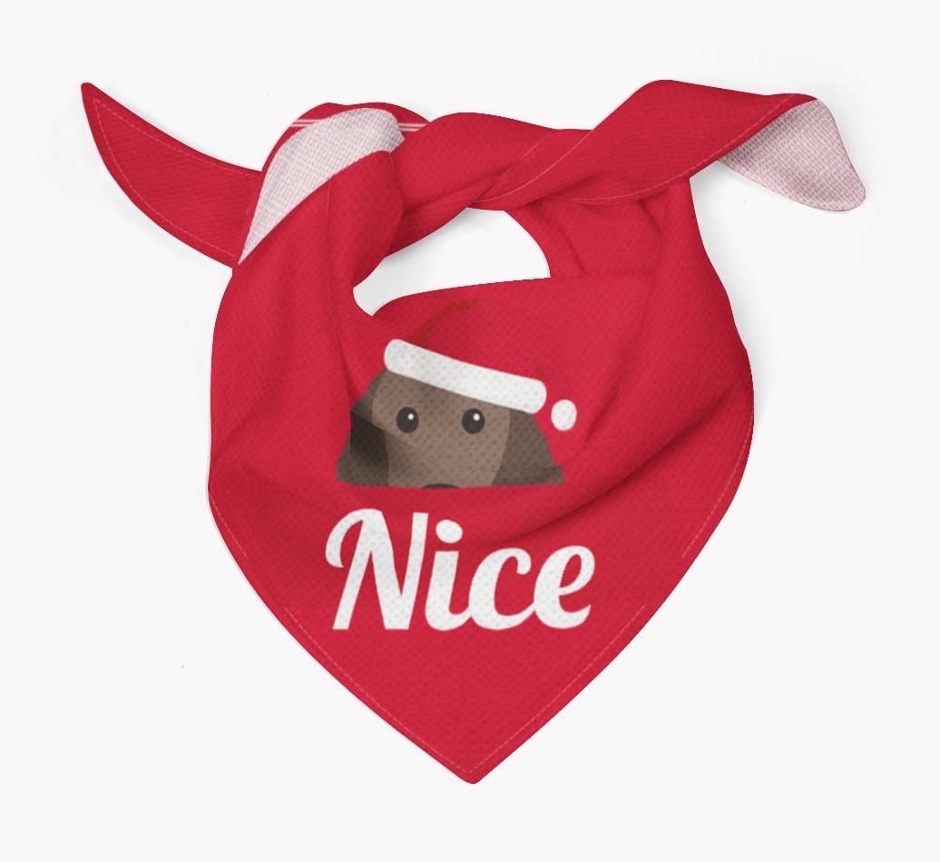 Nice: Personalized {breedFullName} Bandana