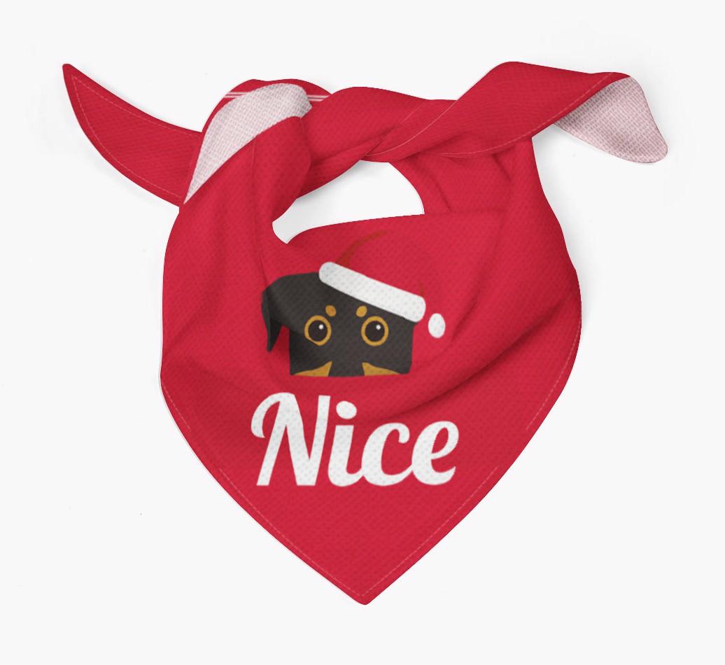 Nice: Personalized {breedFullName} Bandana