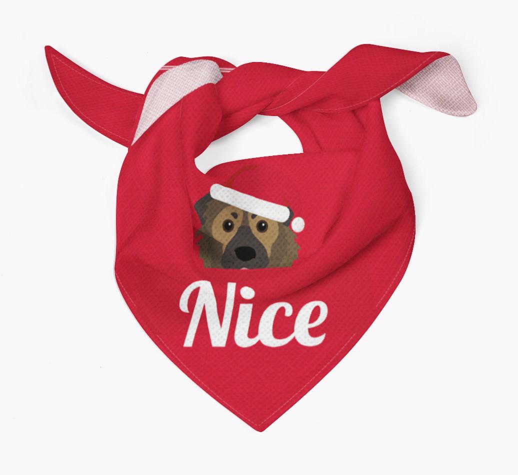 Nice: Personalized {breedFullName} Bandana