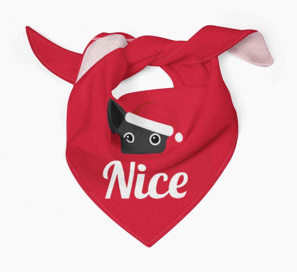Nice: Personalized {breedFullName} Bandana