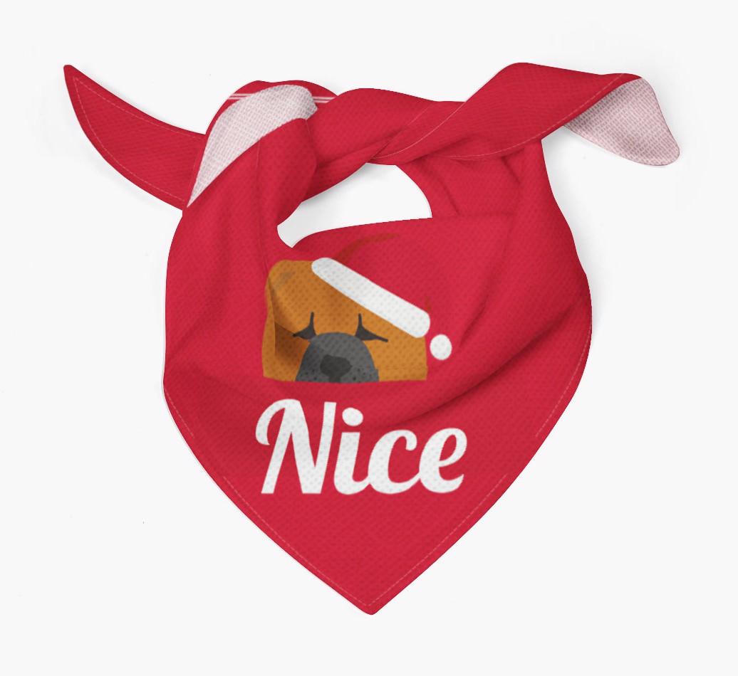 Nice: Personalized {breedFullName} Bandana