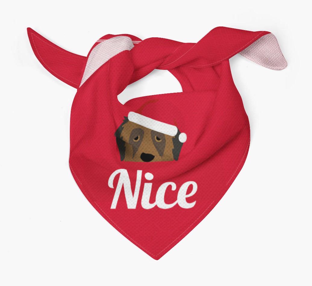 Nice: Personalized {breedFullName} Bandana