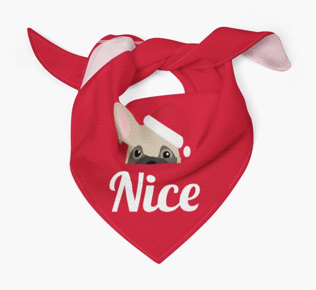 Nice: Personalized {breedFullName} Bandana