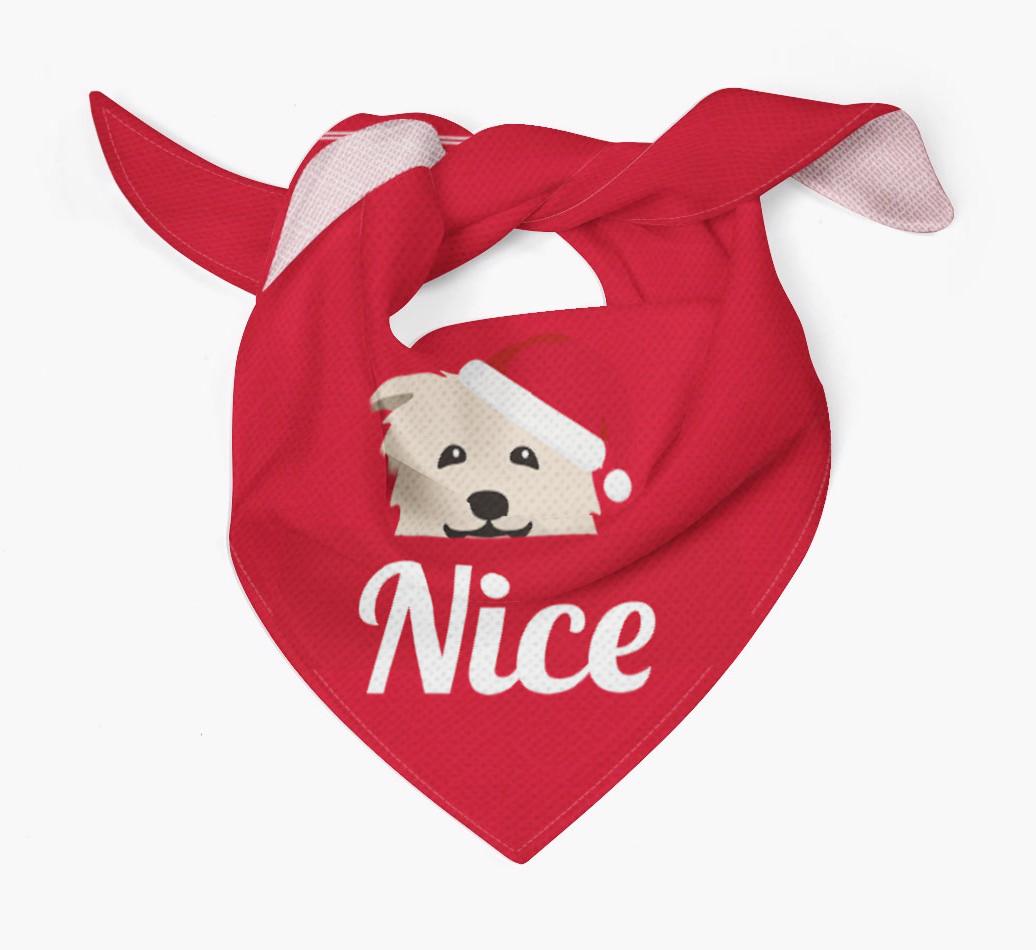 Nice: Personalized {breedFullName} Bandana