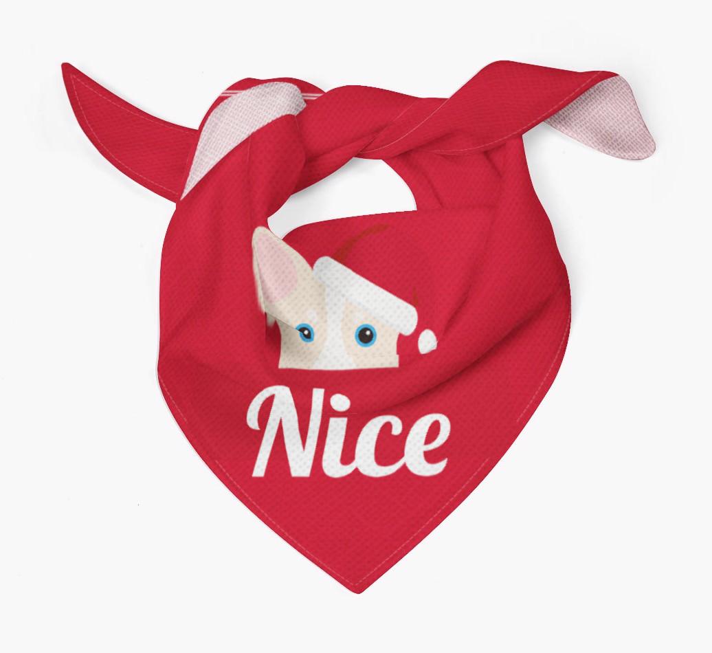 Nice: Personalized {breedFullName} Bandana