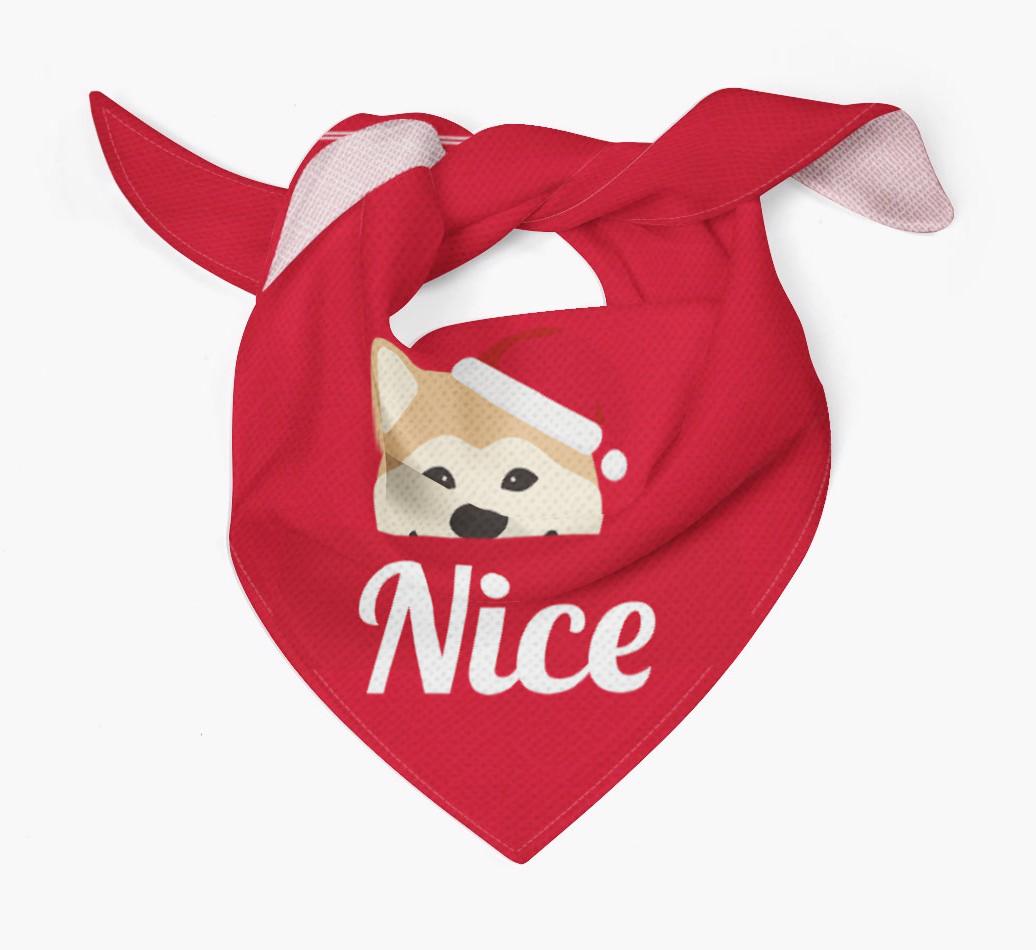 Nice: Personalized {breedFullName} Bandana