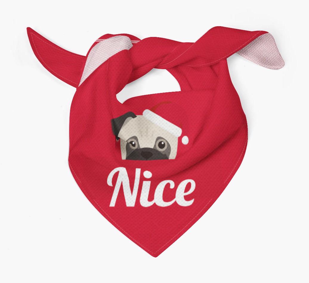 Nice: Personalized {breedFullName} Bandana