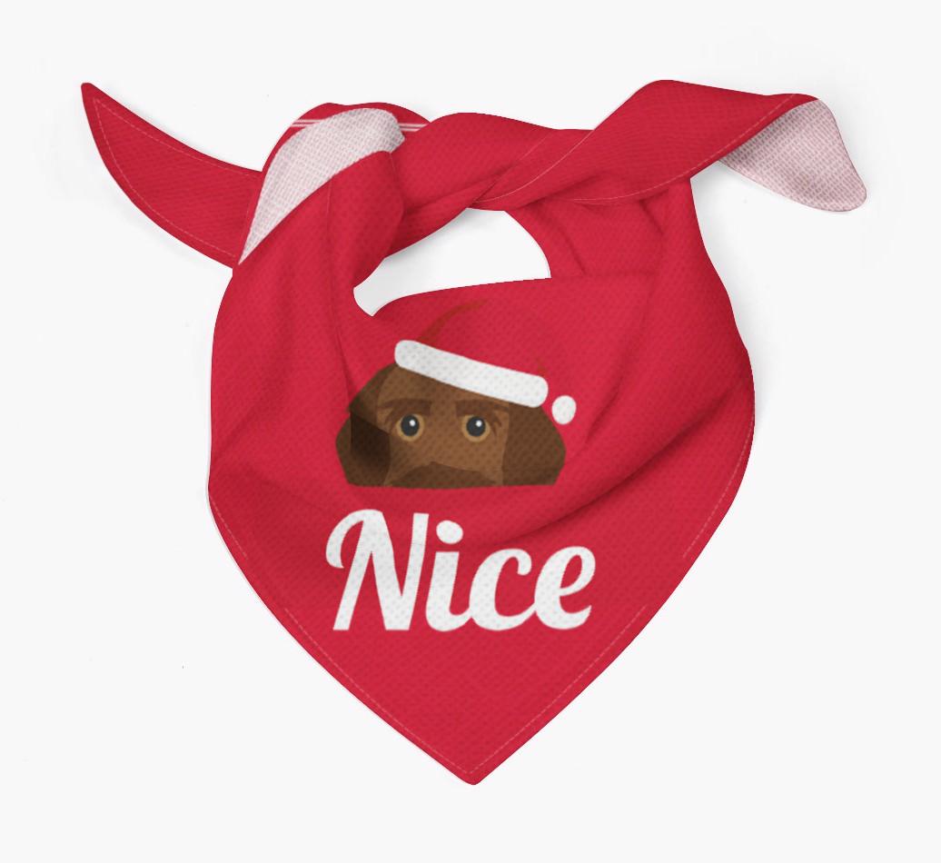 Nice: Personalized {breedFullName} Bandana