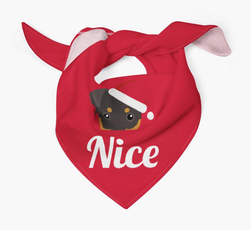 Nice: Personalized {breedFullName} Bandana