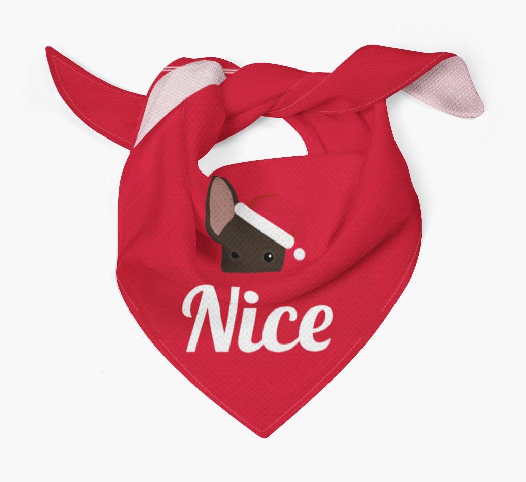 Nice: Personalized {breedFullName} Bandana