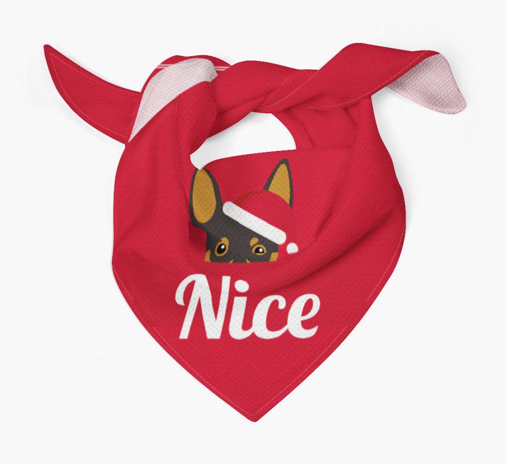 Nice: Personalized {breedFullName} Bandana
