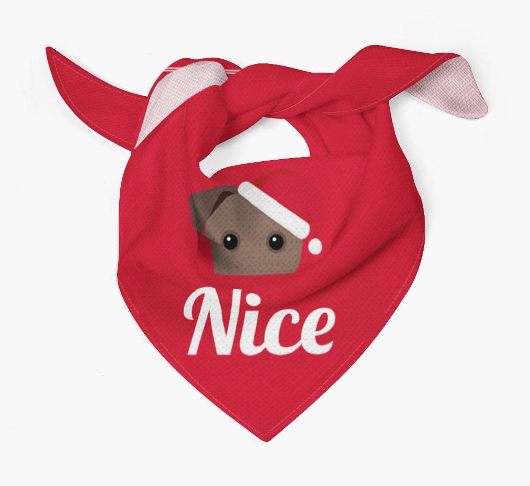 Nice: Personalized {breedFullName} Bandana