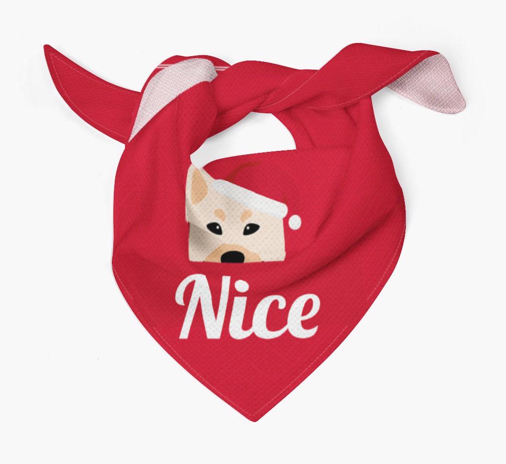 Nice: Personalized {breedFullName} Bandana
