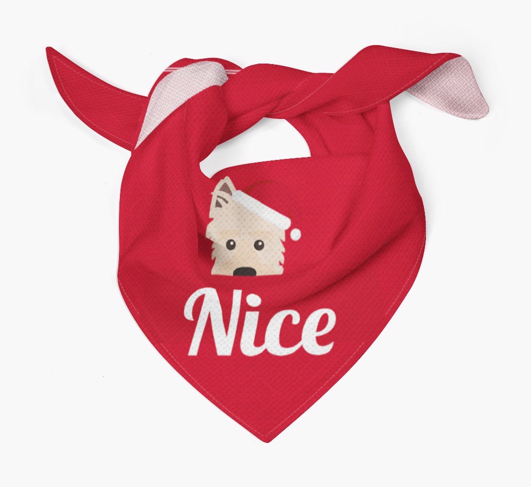 Nice: Personalized {breedFullName} Bandana