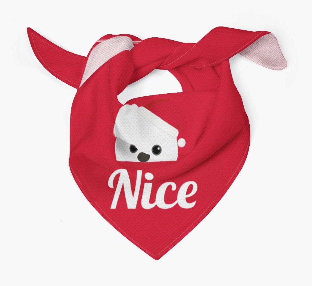 Nice: Personalized {breedFullName} Bandana